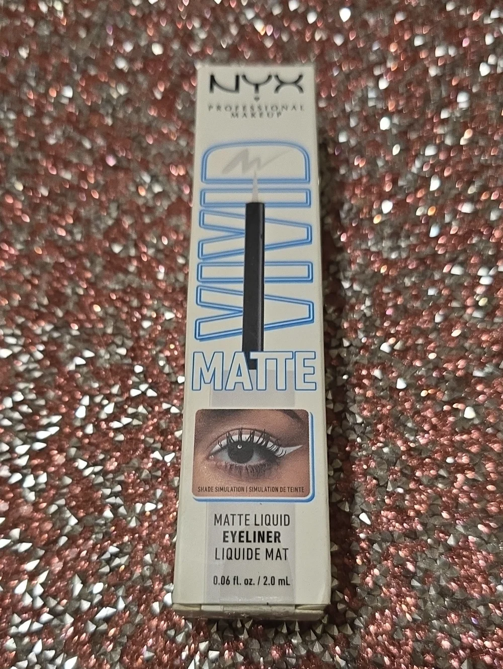 🧚‍♀️#VMLL02 WHITE NYX Vivid Matte Liquid Eyeliner NIB